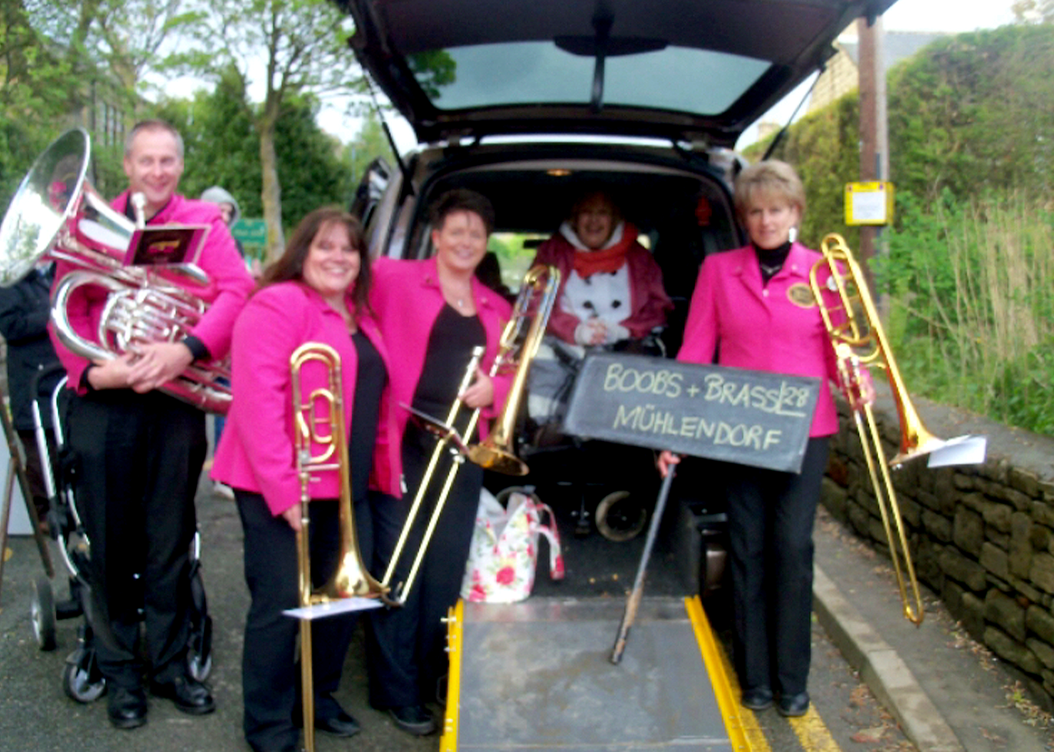 No 2 BOOBS & BRASS ( Fund Raising Band) 2010 L & S Bradshaw