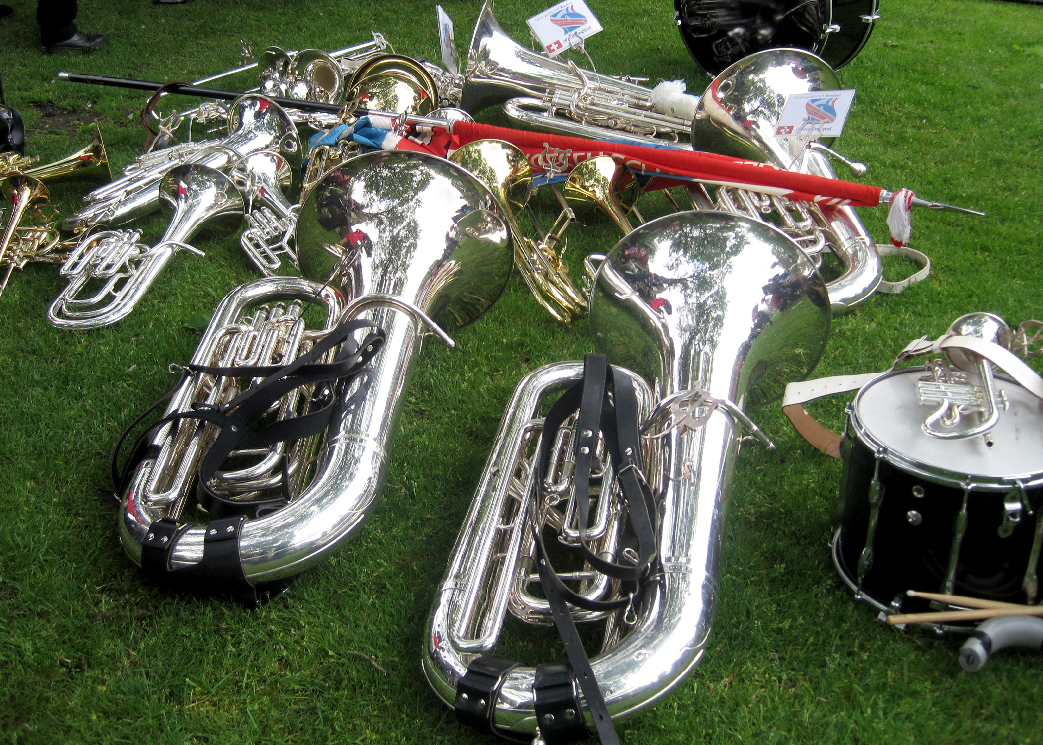 No 15 Brass on the Grass in Uppermill park 2013 Sally Cox